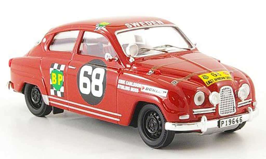 Saab 96 1/43 Trofeu No.68 East African Safari 15 E.Carlsson / S.Moss modellino in miniatura