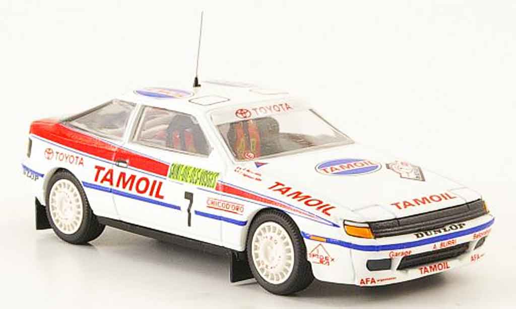 Toyota Celica GT4 1/43 Trofeu GT4 no.7 tamoil rallye alsace vosges modellino in miniatura