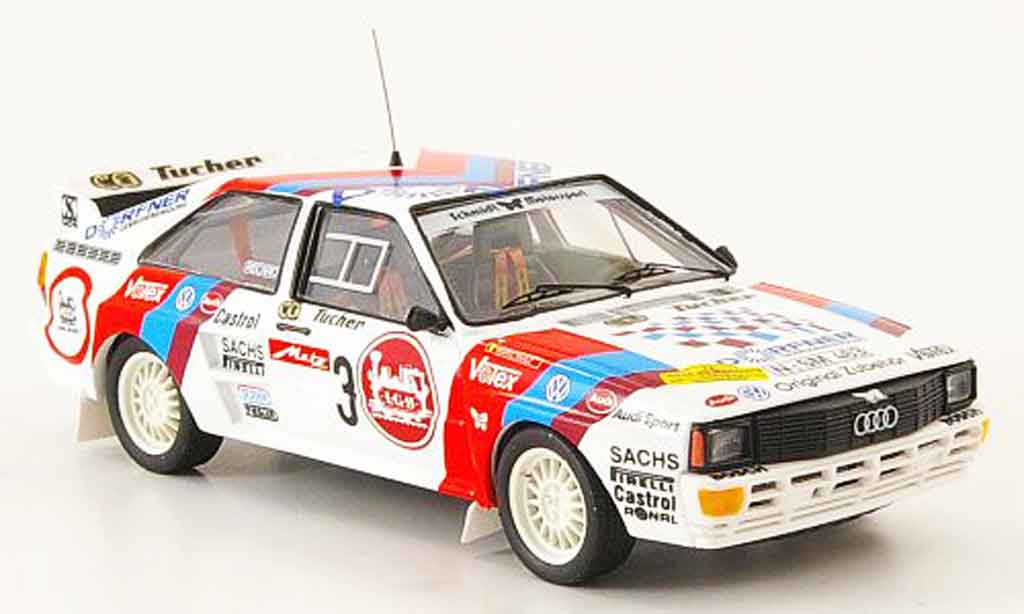 Audi Quattro 1/43 Trofeu No.3 Duez Cantonati Metz Rallye 1985 modellino in miniatura