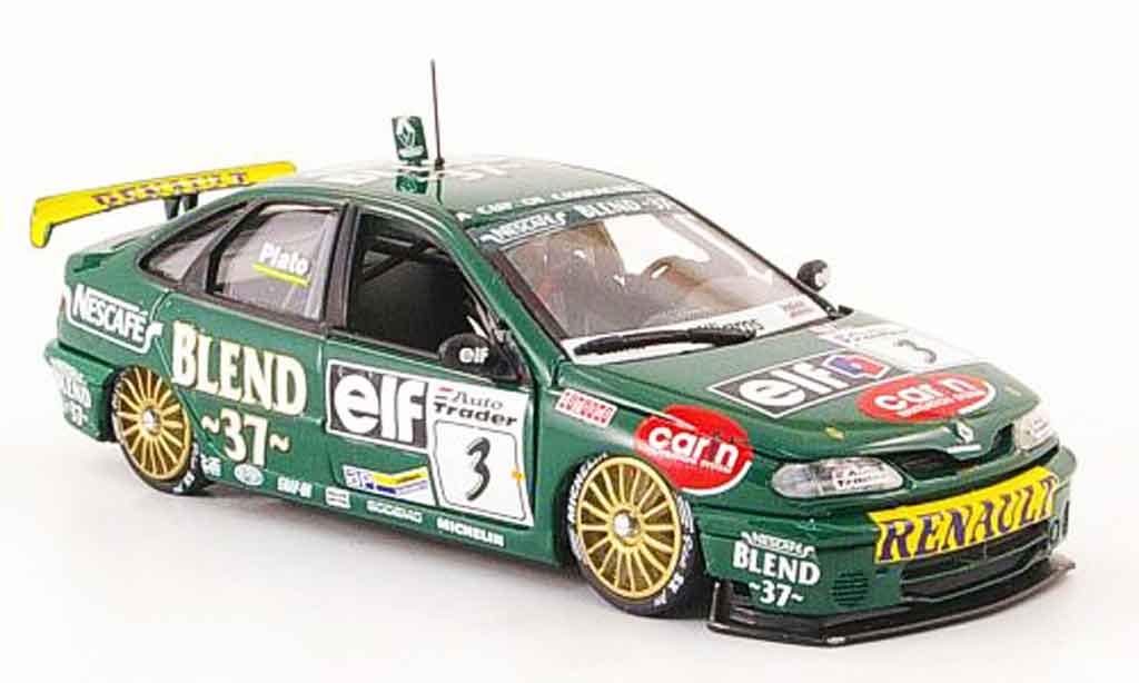 Renault Laguna 1/43 Onyx no.3 blend 37 btcc 1998 modellino in miniatura