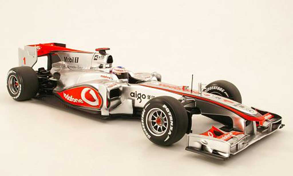 Mercedes F1 1/18 Minichamps McLaren MP4-25 J.Button Saison 2010 modellino in miniatura