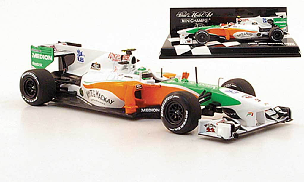 Mercedes F1 2010 1/43 Minichamps 2010 Force India VJM03 modellino in miniatura