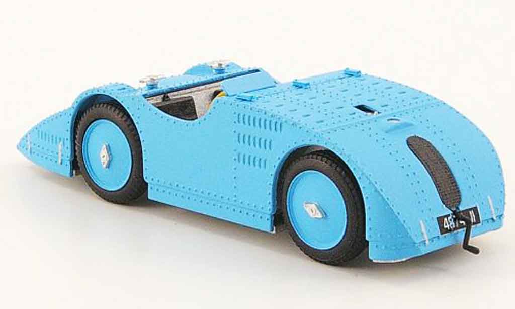 Bugatti 32 1/43 Brumm tank blu prossootyp 1923 modellino in miniatura