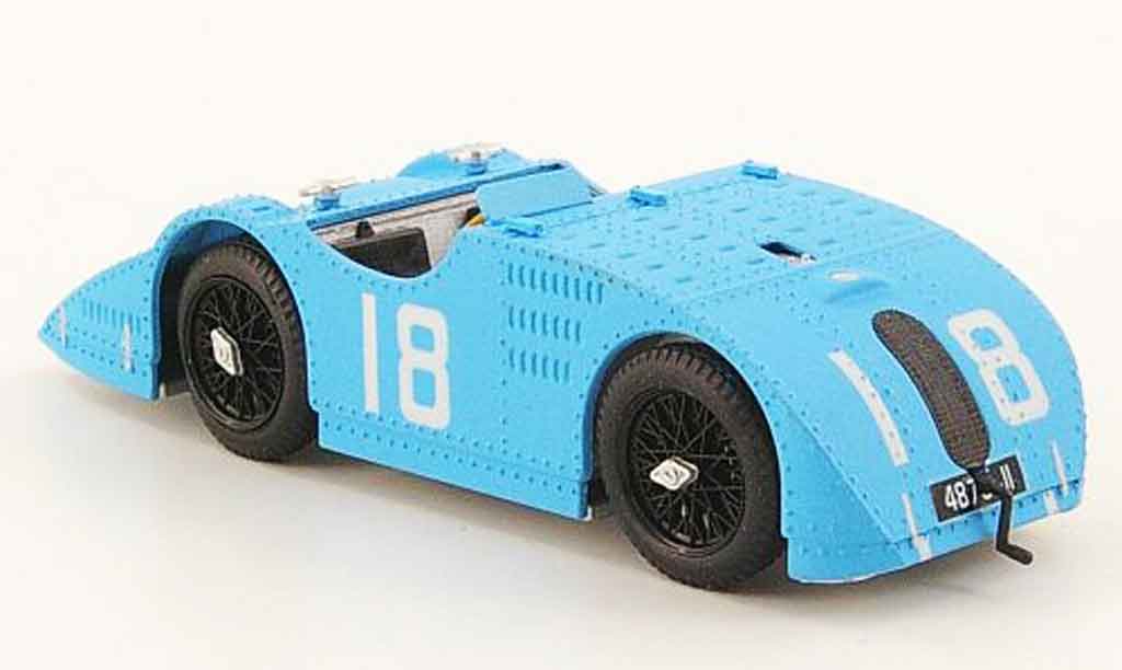 Bugatti 32 1/43 Brumm type tank no.18 b. de cystria gp frankreich 1923 modellino in miniatura