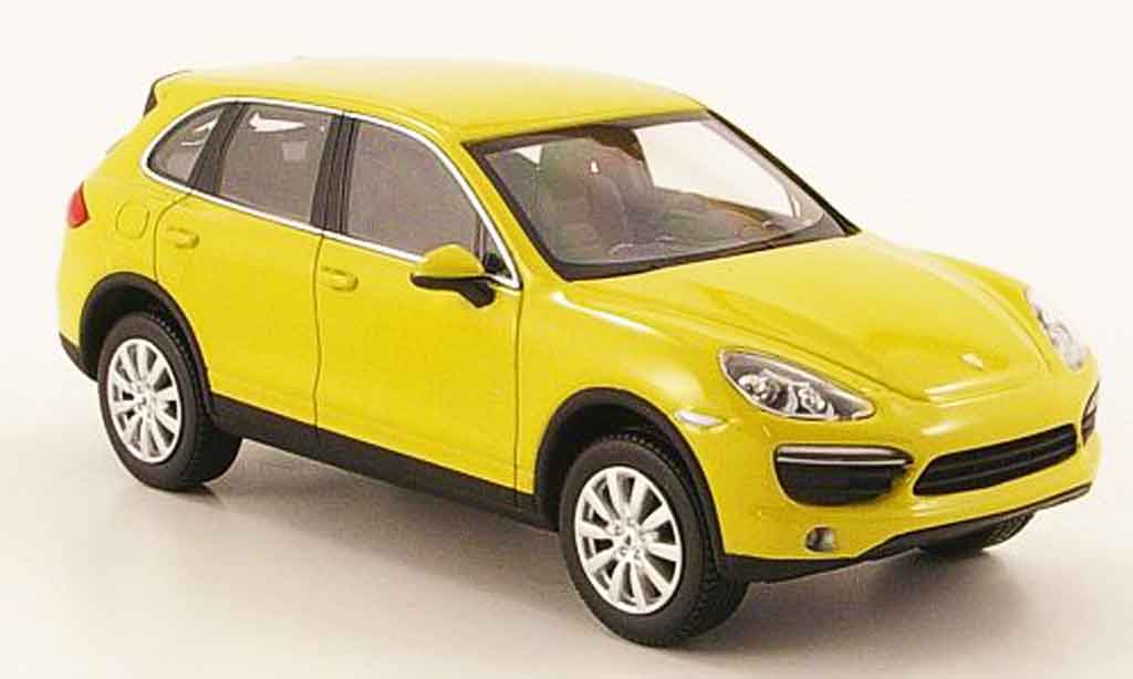 Porsche Cayenne S 1/43 Minichamps S giallo 2010 modellino in miniatura