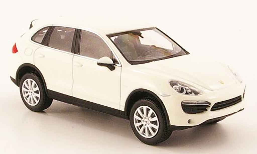 Porsche Cayenne S 1/43 Minichamps S hybrid bianco 2010 modellino in miniatura