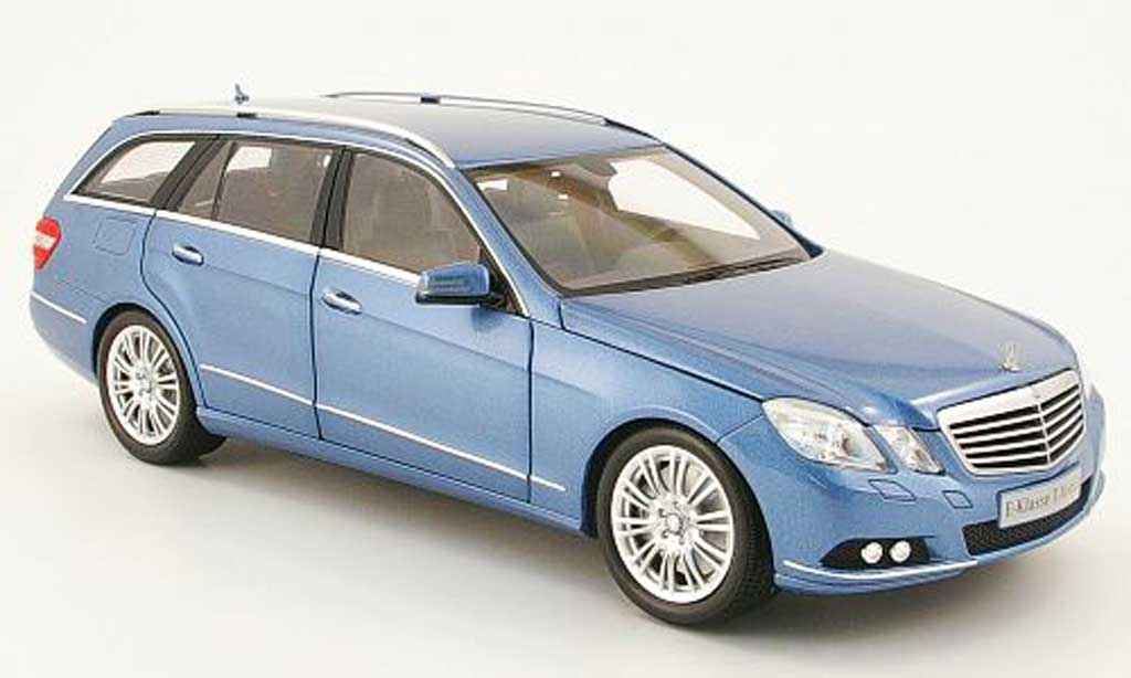 Mercedes Classe E 1/18 Minichamps t-modell (s212) blu 2009 modellino in miniatura