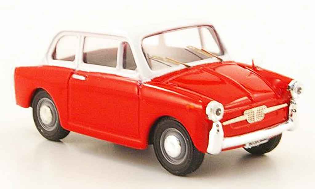 Autobianchi Bianchina 1/43 Progetto Berlina Special rosso bianco modellino in miniatura