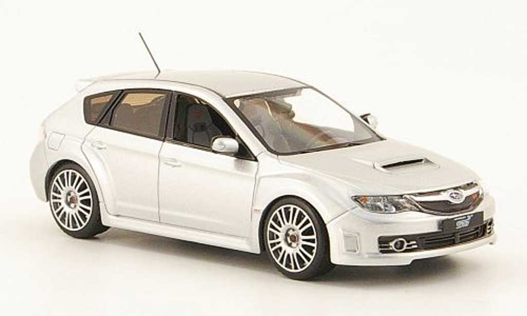 Subaru Impreza WRX 1/43 IXO STI WRX grigio 2008 modellino in miniatura