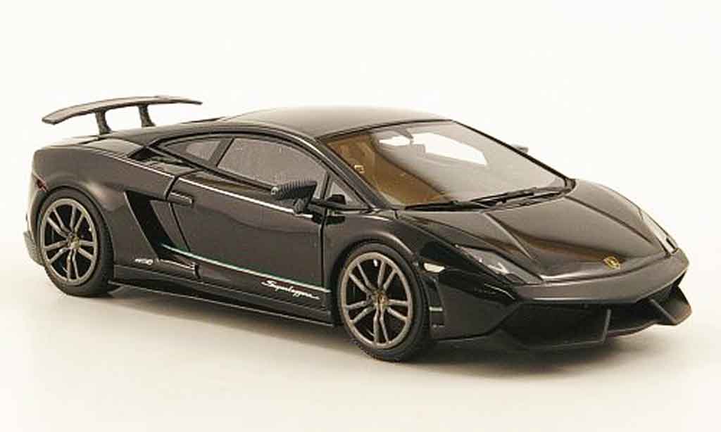 Lamborghini Gallardo LP570-4 1/43 Look Smart LP570-4 superleggera nero 2010 modellino in miniatura