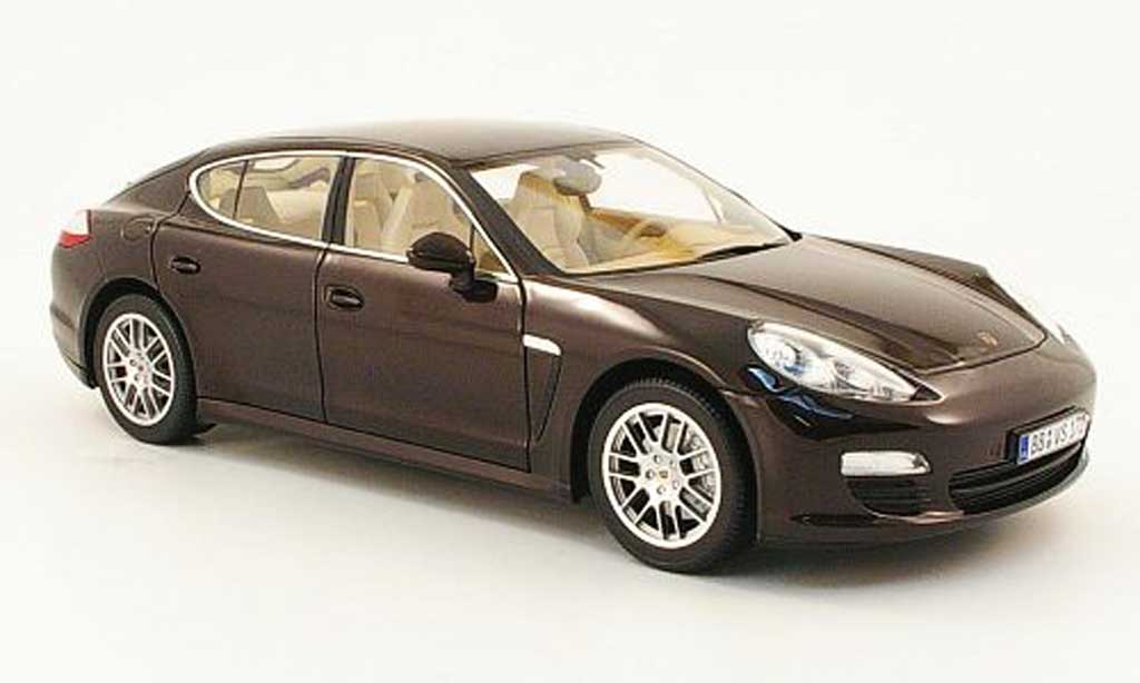 Porsche Panamera S 1/18 Norev s marronee 2009 modellino in miniatura