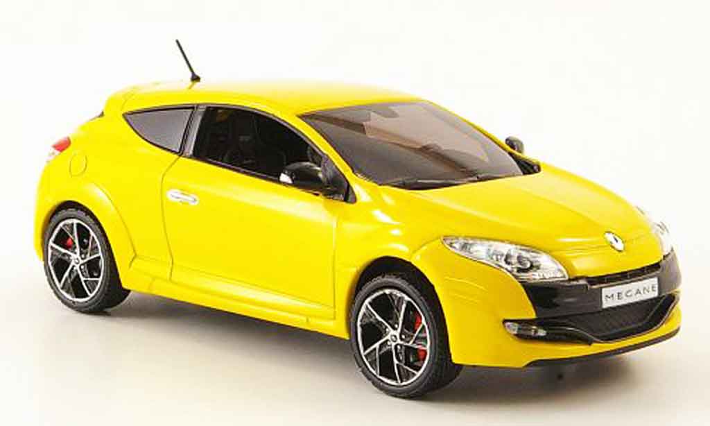 Renault Megane Sport 1/43 Norev Sport giallo 2009 modellino in miniatura