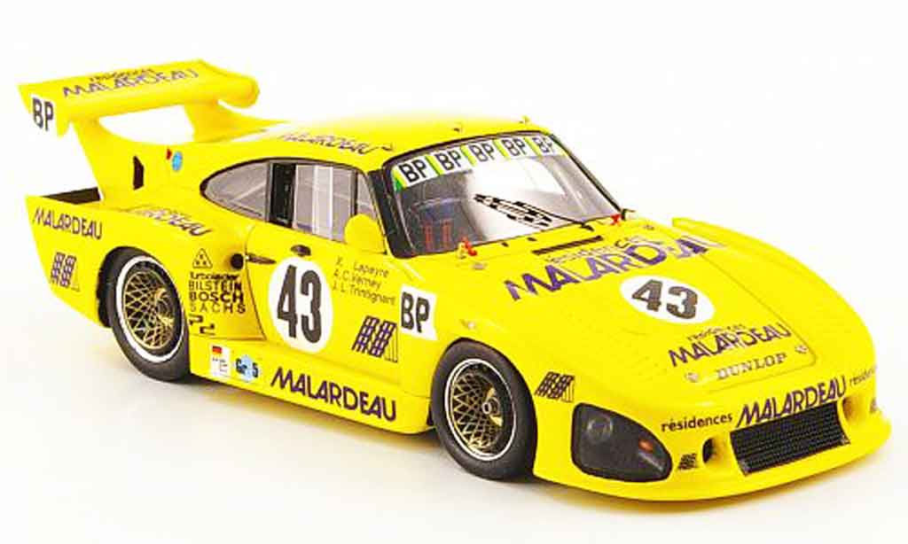 Porsche 935 1980 1/43 Spark 1980 K3 No.43 Malardeau 24h Le Mans modellino in miniatura