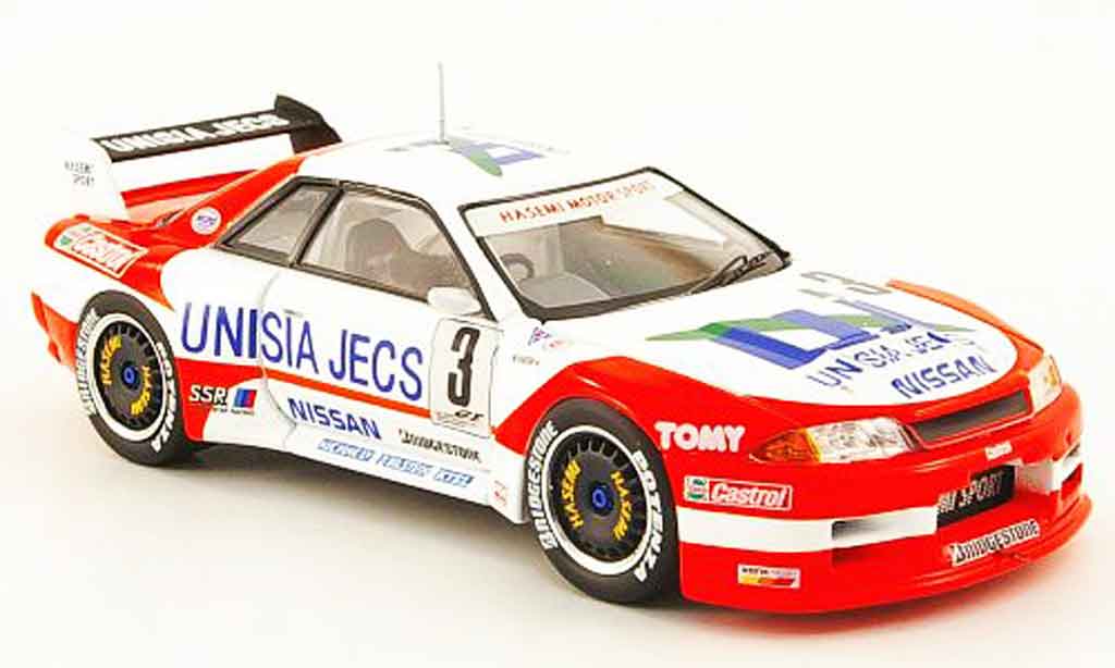 Nissan Skyline R32 1/43 Ebbro R32 GT R No.3 Unisia Jecs JGTC 1994 modellino in miniatura