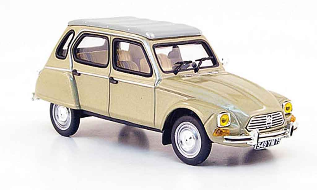 Citroen Dyane 1/43 Nostalgie 6 beige 1976 modellino in miniatura