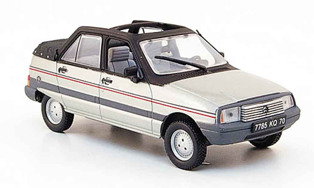 Citroen Visa 1/43 Nostalgie decouvrable grigio metallisee 1984 modellino in miniatura
