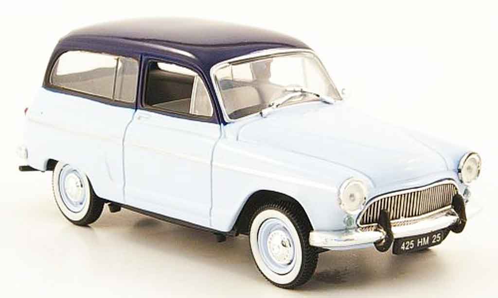 Simca Aronde 1/43 Nostalgie ranch blu 1961 modellino in miniatura