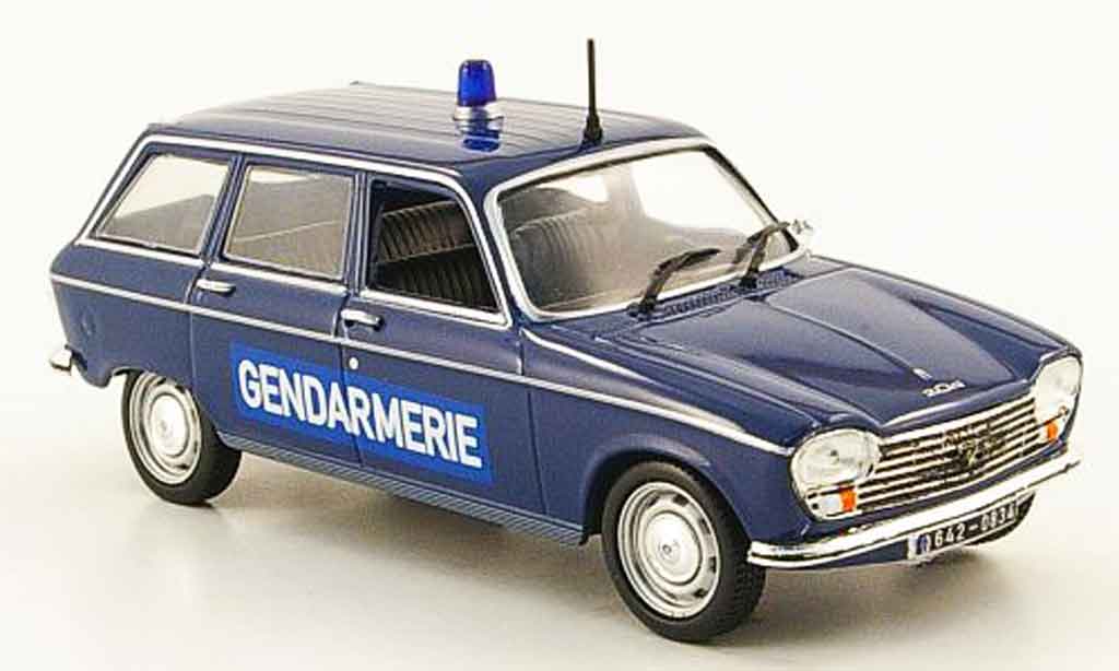 Peugeot 204 Break 1/43 Nostalgie Break gendarmerie 1969 modellino in miniatura