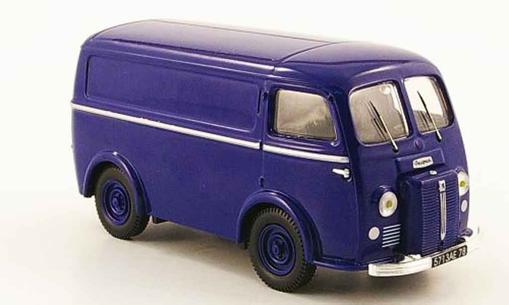 Peugeot D3A 1/43 Heritage kasten blu modellino in miniatura