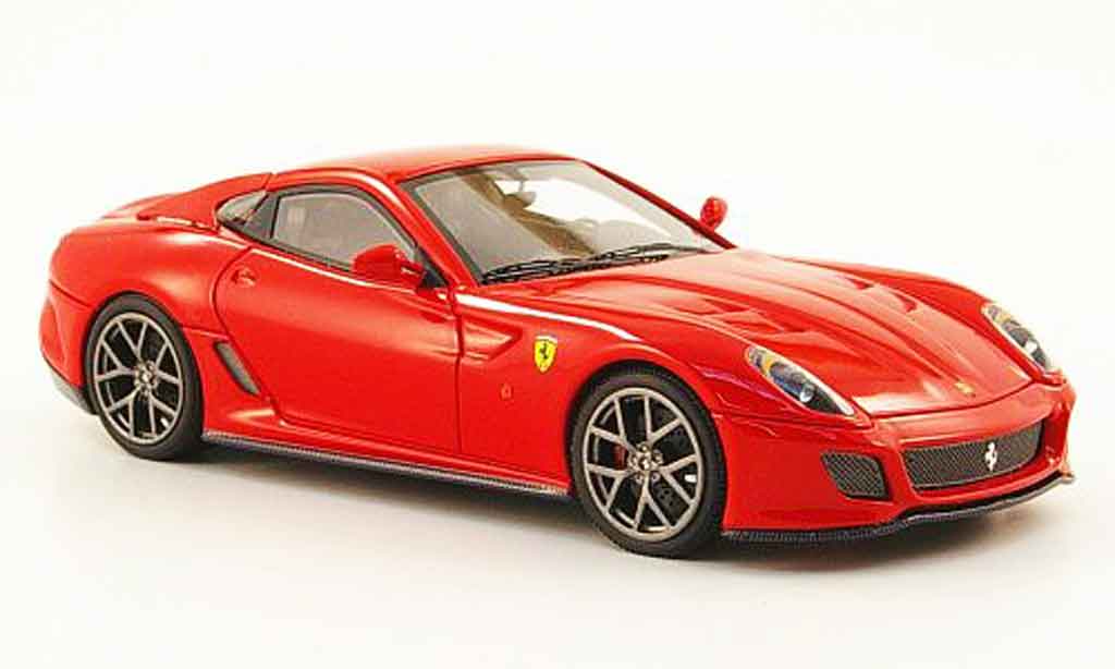 Ferrari 599 GTO 1/43 Look Smart GTO rosso 2010 modellino in miniatura