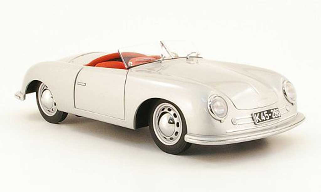 Porsche 356 1948 1/18 Autoart 1948 (nr.1) grigio modellino in miniatura