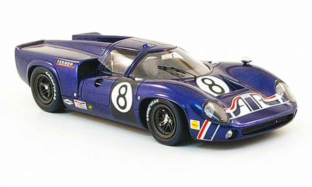 Lola T70 1/43 Spark MkIII No.8 Zweiter Platz Daytona 1969 modellino in miniatura