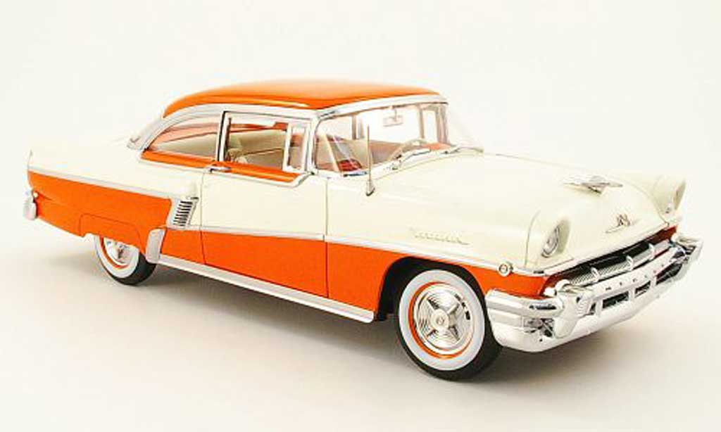 Mercury Montclair 1/18 Sun Star hard top cremebianco/pink 1956 modellino in miniatura