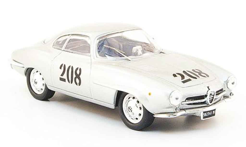 Alfa Romeo Giulietta 1/43 M4 ss no.208 trento bondone 1961 modellino in miniatura