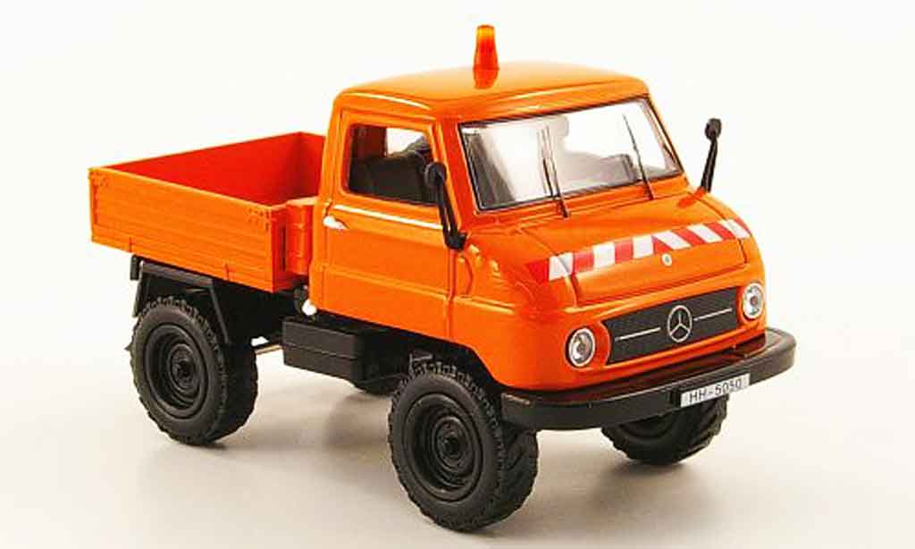 Mercedes Unimog 1/43 Norev U411 Pritsche Kommunal modellino in miniatura