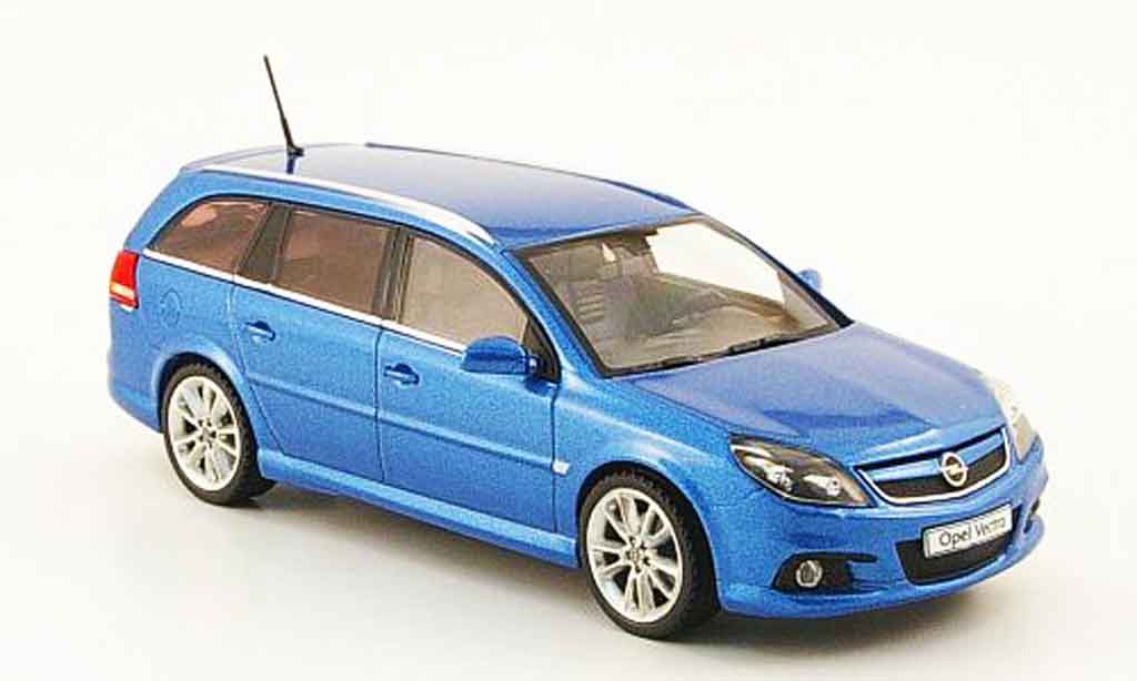Opel Vectra 1/43 Schuco caravan opc blu modellino in miniatura