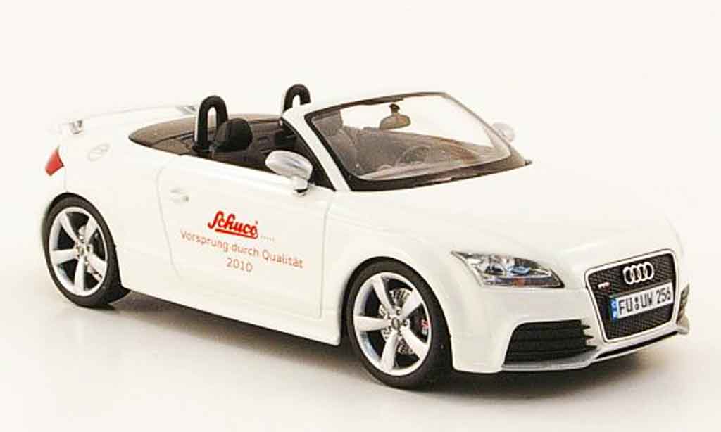 Audi TT RS 1/43 Schuco RS Roadster bianco modellino in miniatura