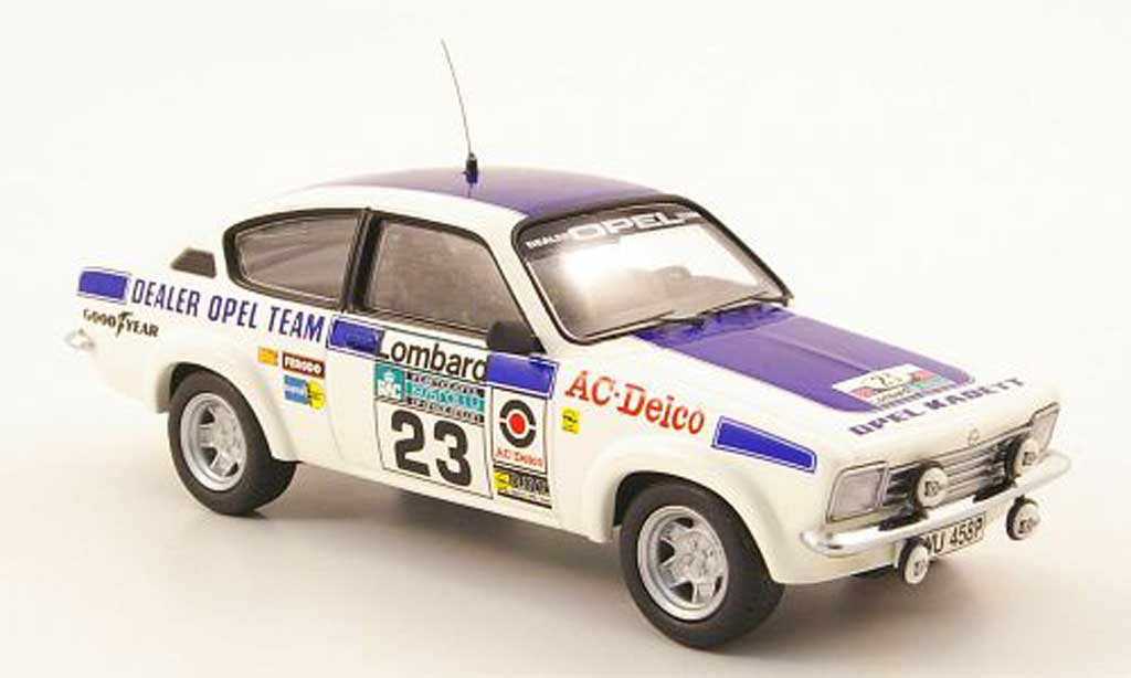Opel Kadett C 1/43 Schuco C Coupe No.23 RALombarRally 1974 modellino in miniatura
