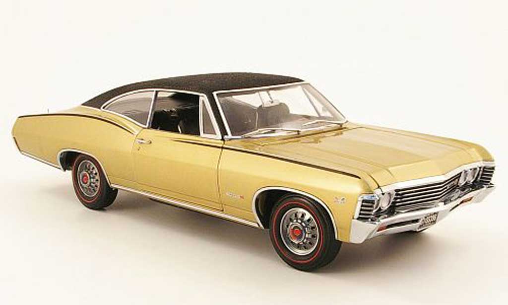 Chevrolet Impala 1967 1/18 Ertl 1967 ss or/noir modellino in miniatura