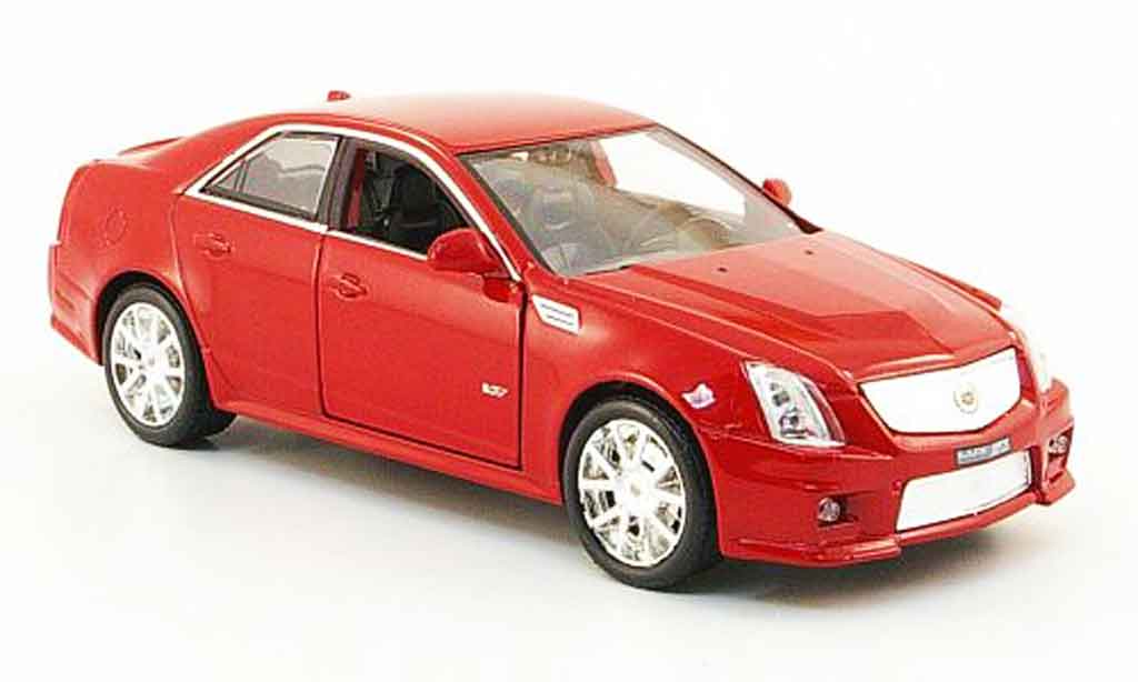 Cadillac CTS 1/43 Luxury Die Cast V rosso 2009 modellino in miniatura