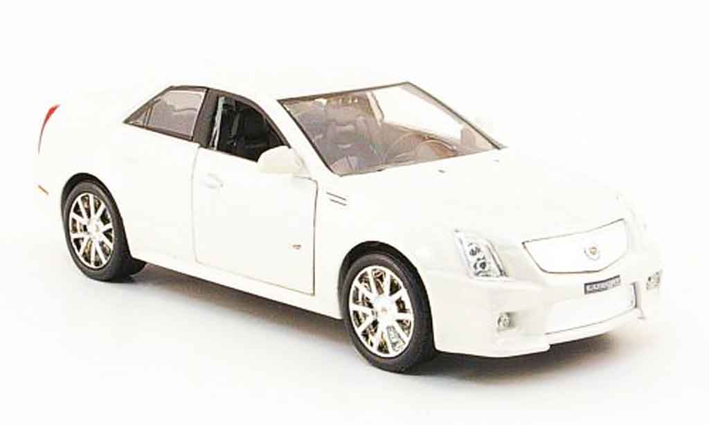 Cadillac CTS 1/43 Luxury Die Cast V bianco 2009 modellino in miniatura