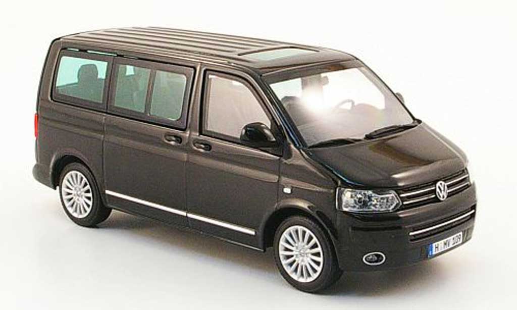 Volkswagen T5 1/43 Minichamps Multivan nero 2009 modellino in miniatura