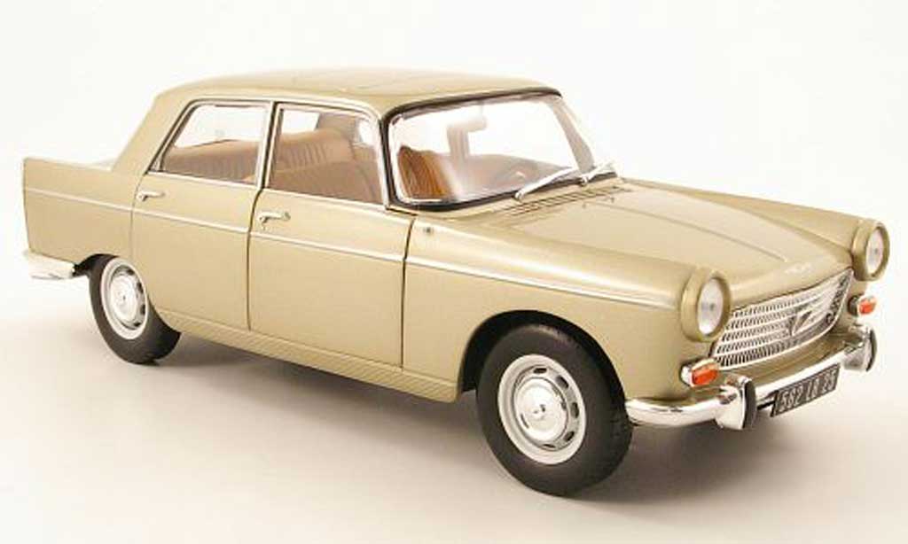 Peugeot 404 Berline 1/18 Norev Berline beige 1965 modellino in miniatura