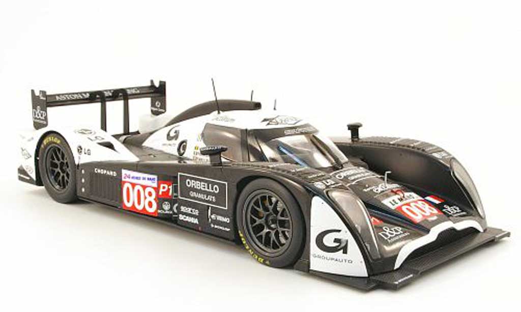 Aston Martin LMP1 1/18 Norev no.008 team signature 24h le mans 2010 v.ickx / p.ragues / f.mailleux modellino in miniatura