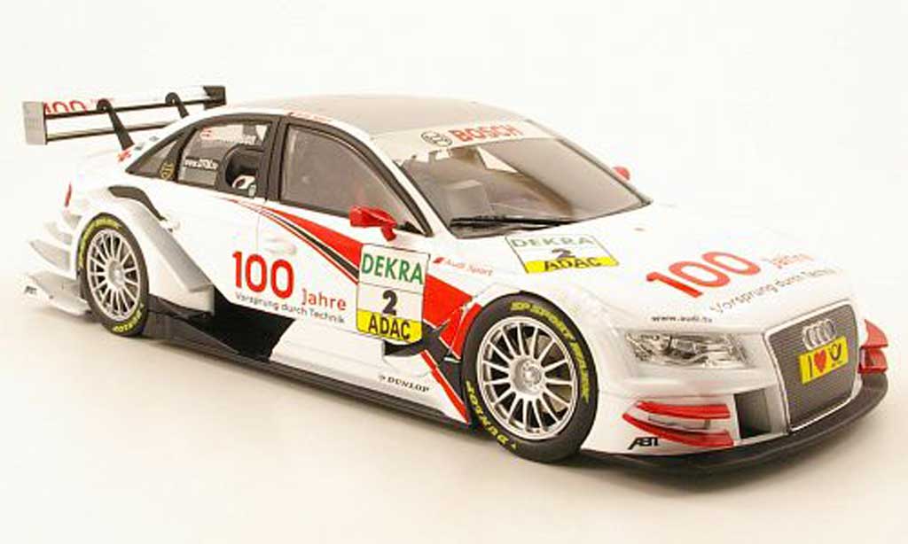 Audi A4 DTM 1/18 Norev DTM no.2 100 jahre audi dtm saison 2009 modellino in miniatura