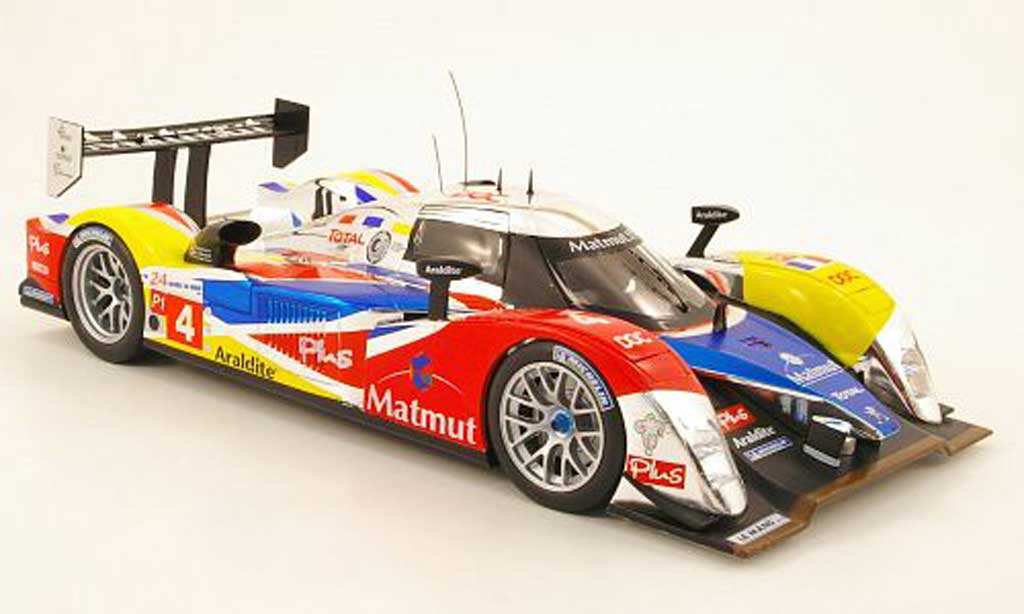 Peugeot 908 2010 1/18 Norev 2010 hdi fap no1 team oreca 24h le mans panis / lapierre / duval modellino in miniatura