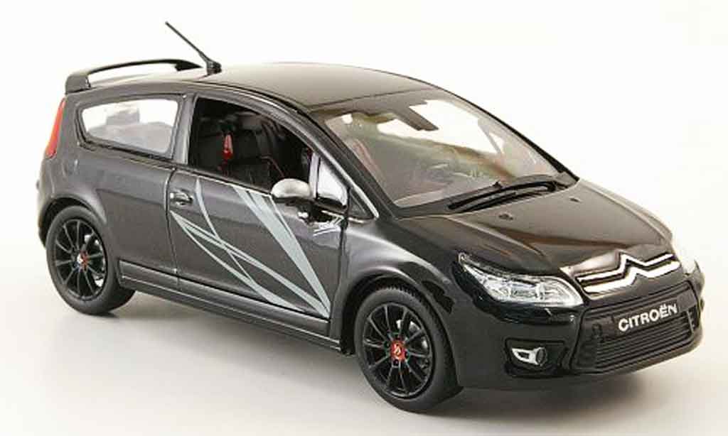 Citroen C4 1/43 Norev by loeb nero 2009 modellino in miniatura