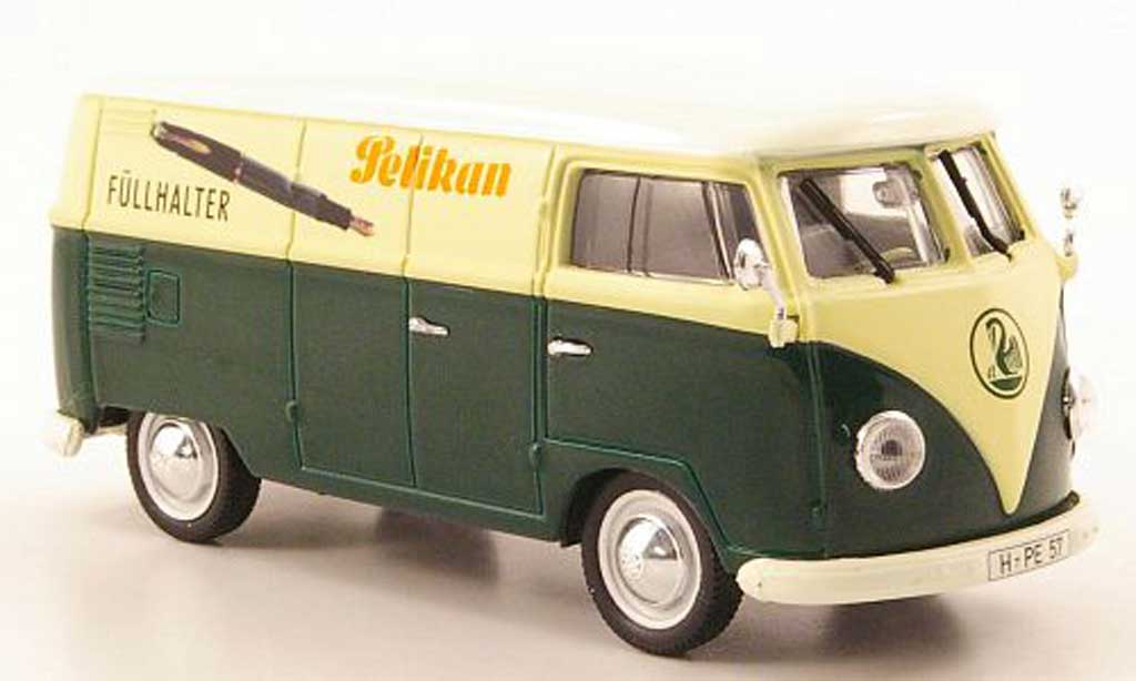 Volkswagen T1 B 1/43 Norev B b Kasten Pelikan Fullhalter 1957 modellino in miniatura