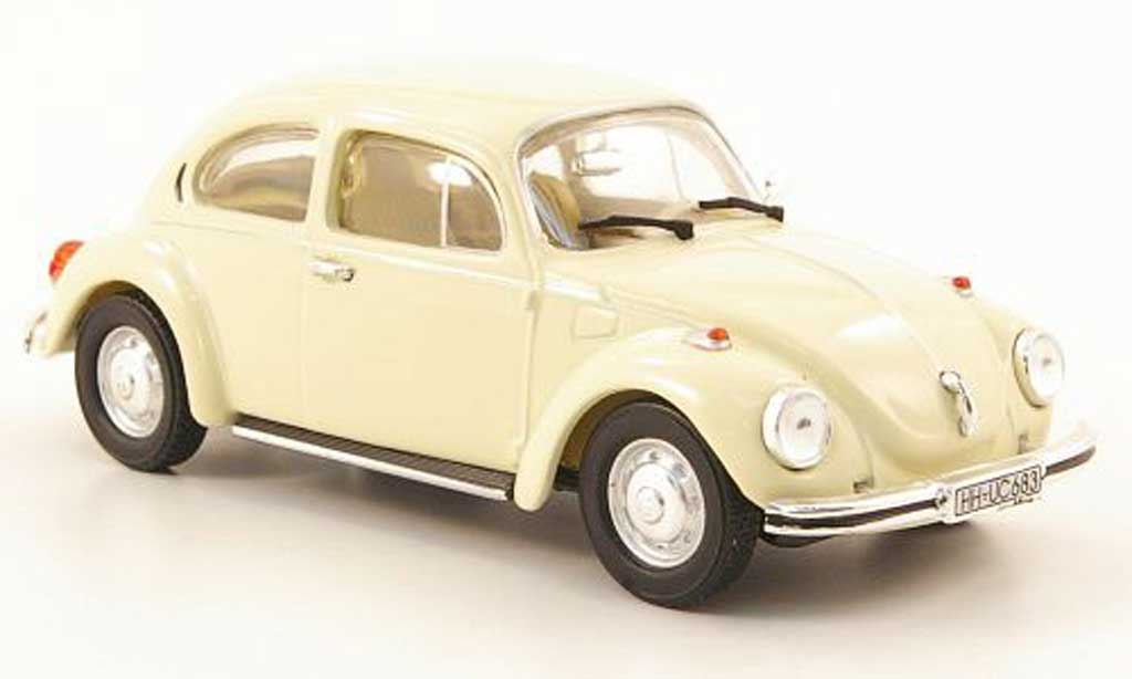 Volkswagen Kafer 1/43 Norev 1303 beige 1972 modellino in miniatura