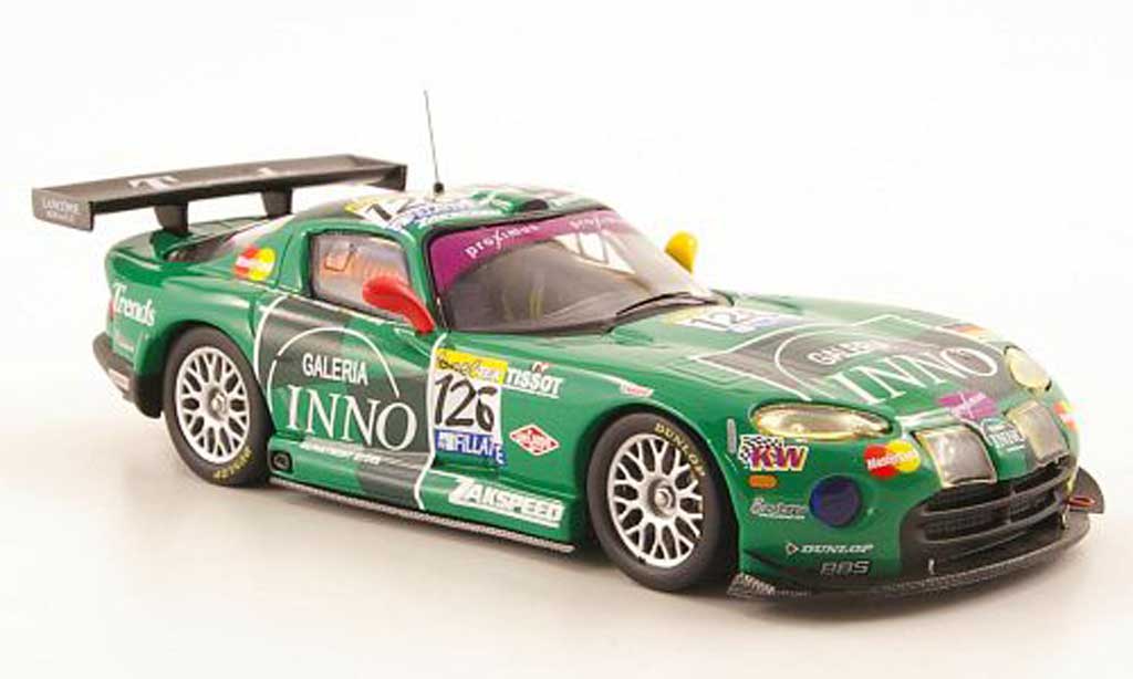 Dodge Viper GTS R 1/43 IXO GTS R No.126 Galeria Inno 24h Spa 2003 modellino in miniatura