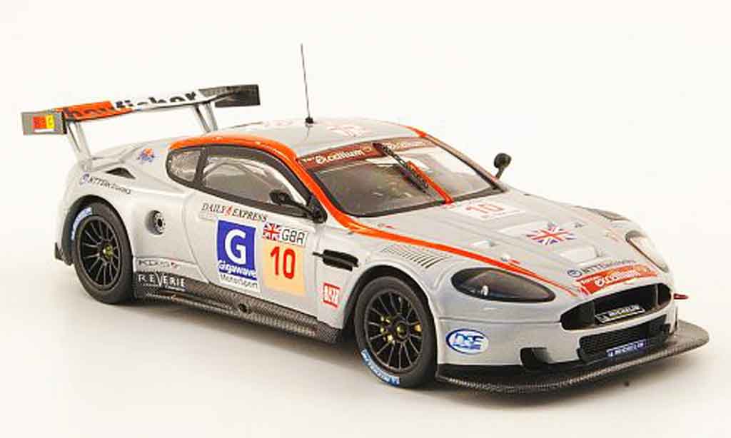 Aston Martin DBR9 1/43 IXO no.10 daily express 24h spa 2008 modellino in miniatura