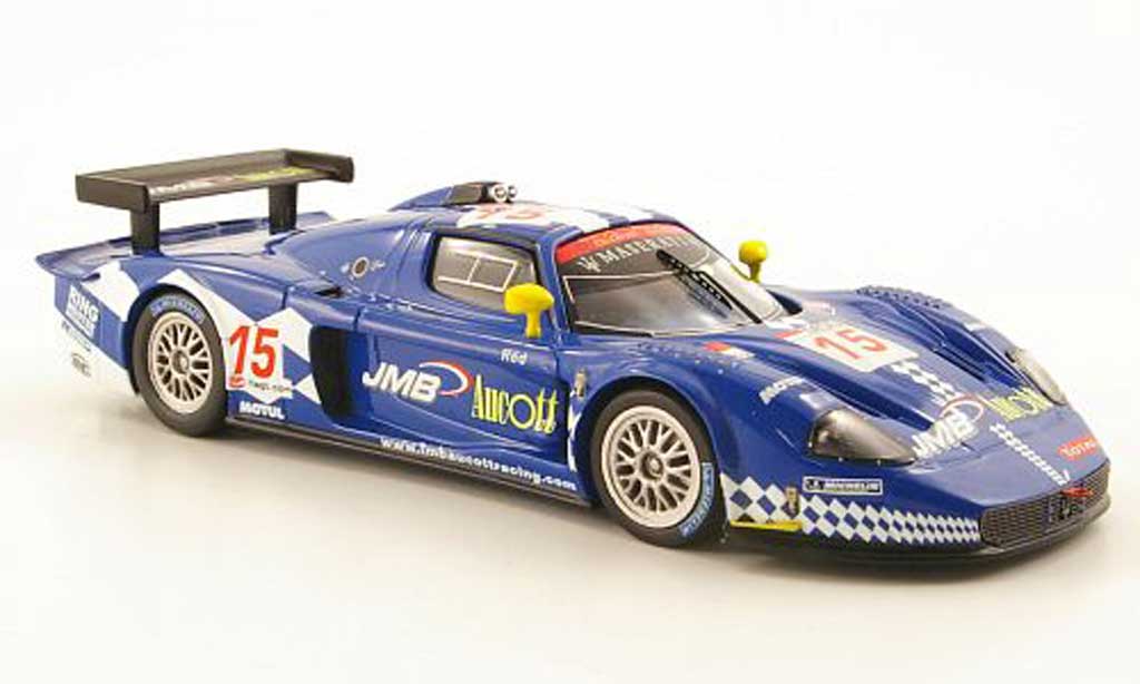 Maserati MC12 1/43 IXO No.15 JMB Aucott FIA GT 24h Spa 2008 modellino in miniatura
