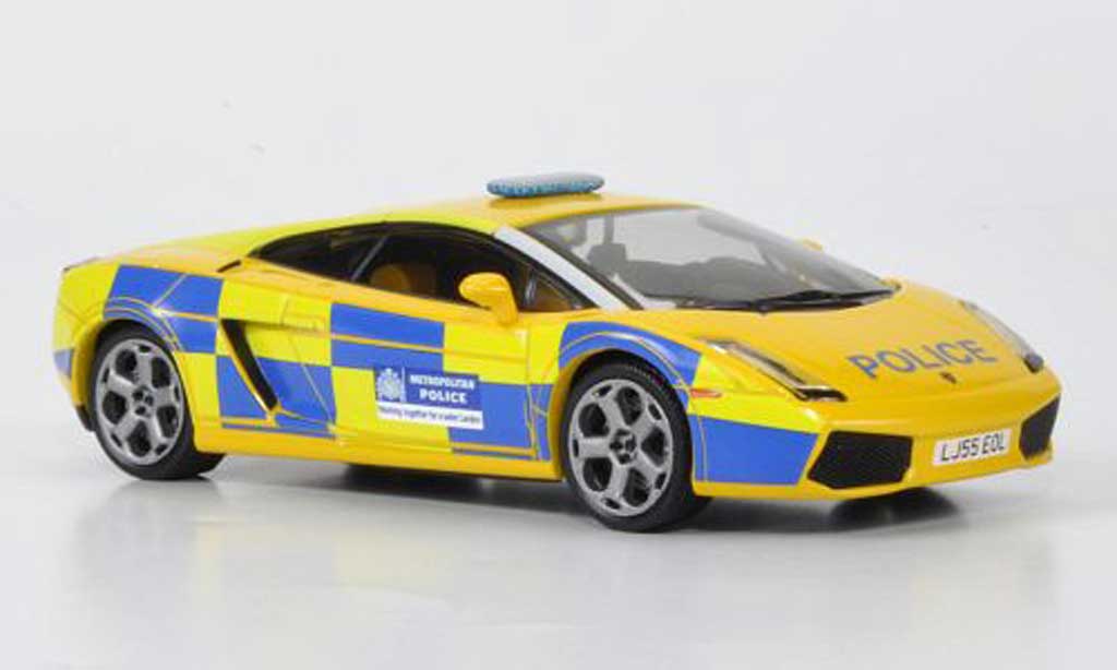 Lamborghini Gallardo 1/43 IXO UK Metropolitan Police 2006 modellino in miniatura