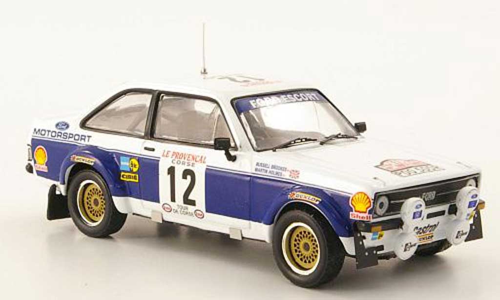 Ford Escort RS 1800 1/43 IXO RS 1800 No.12 Rally Korsika 1977 modellino in miniatura