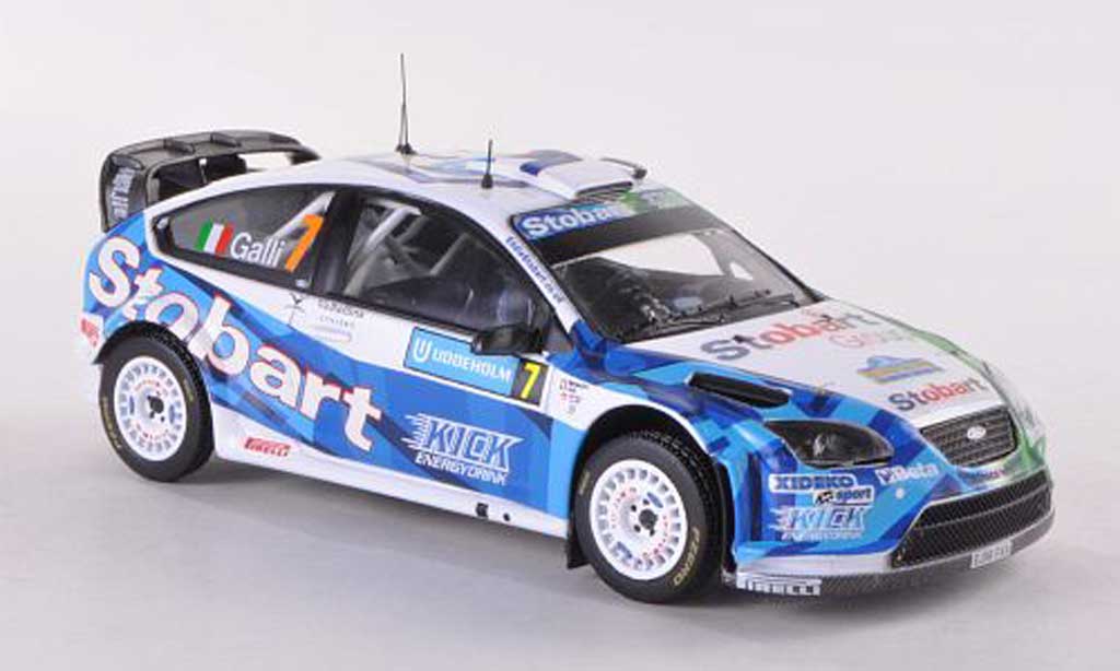 Ford Focus RS WRC 1/43 IXO RS WRC 07 No.7 Stobart Rally Schweden 2008 Galli/Bernacchini modellino in miniatura
