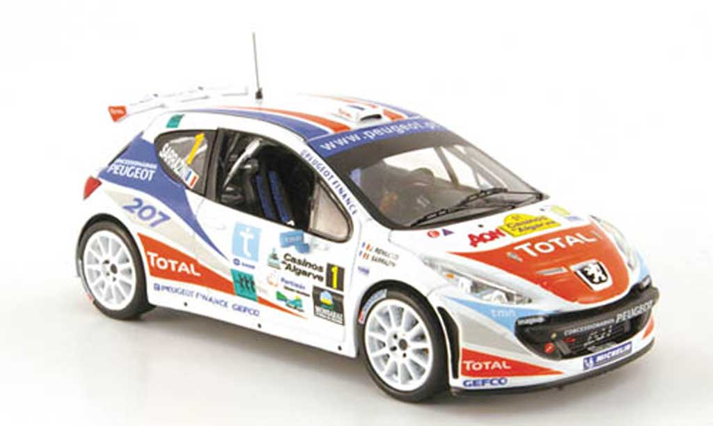 Peugeot 207 S2000 1/43 IXO S2000 No.1 Sarrazin/Renucci Rally Algarve 2007 modellino in miniatura